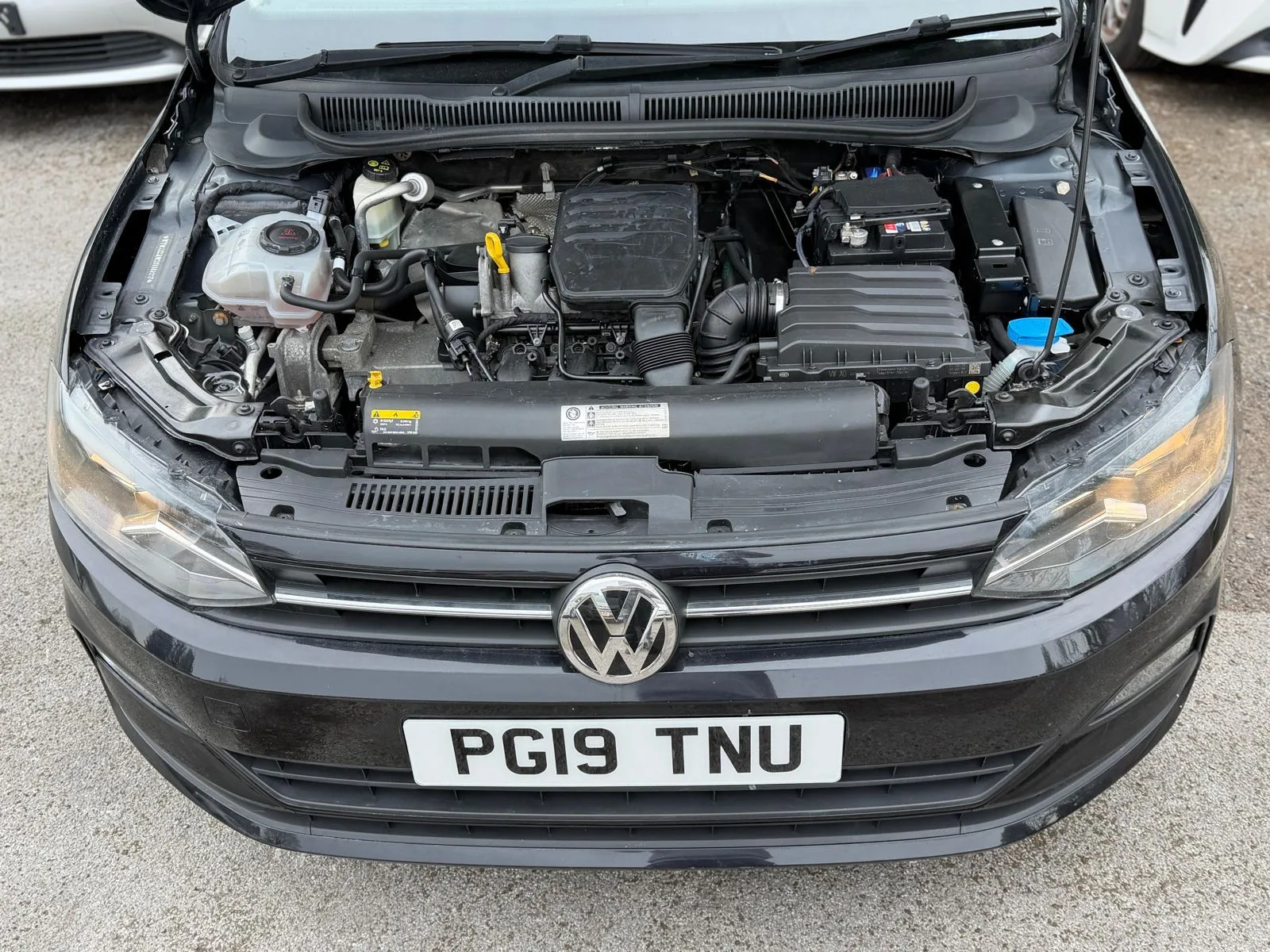 1.0 EVO petrol engine bay of the Volkswagen Polo Beats