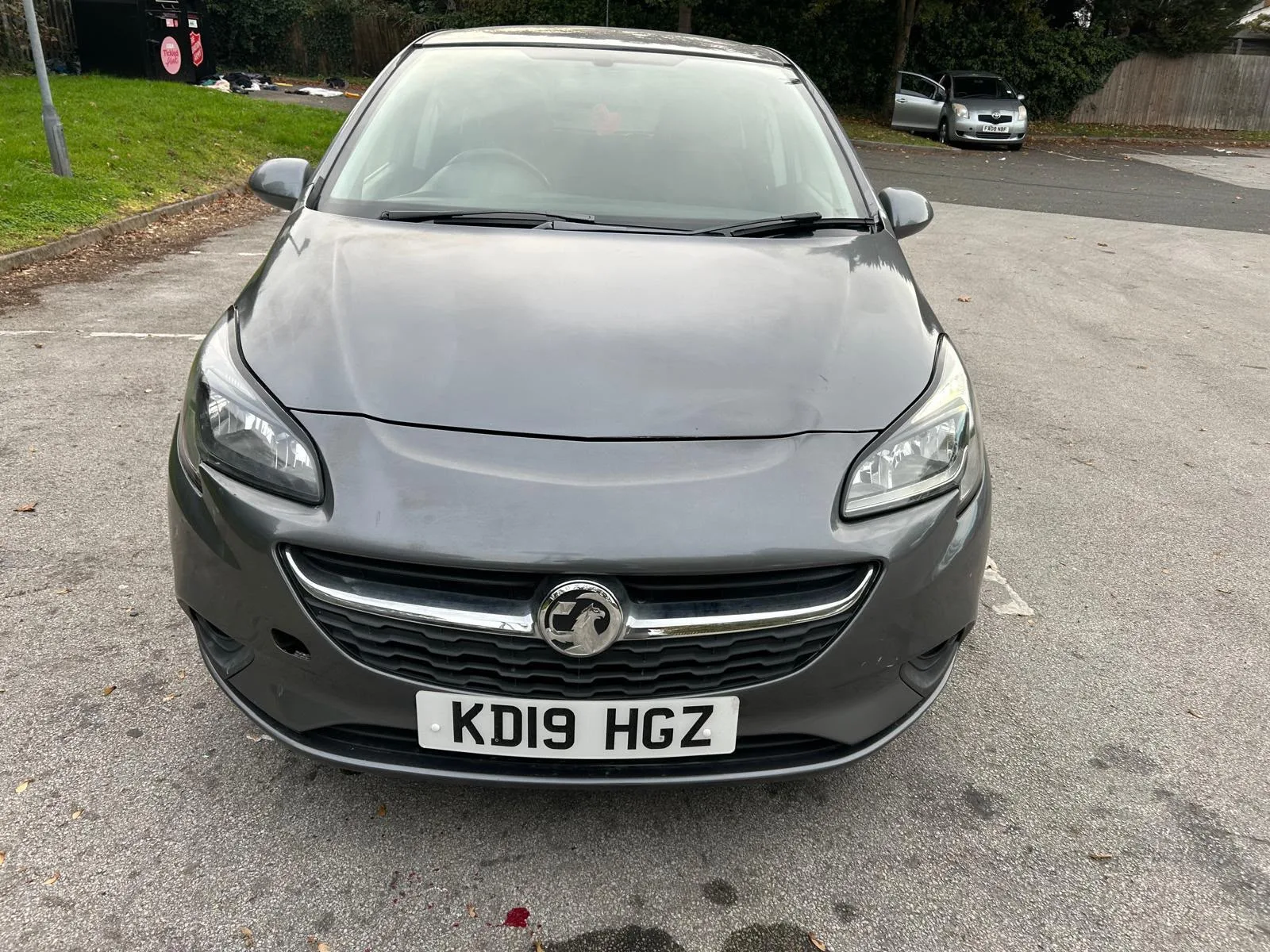 2019 Vauxhall Corsa, straight front view