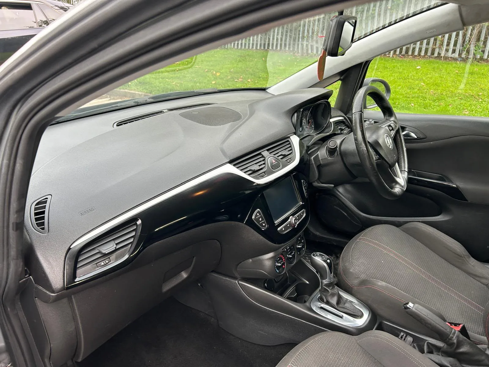 Vauxhall Corsa dashboard viewed from the passenger side